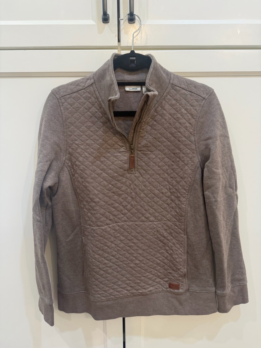 L.L. Bean Women’s Quilted Half-Zip Sweater